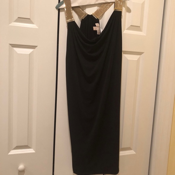 Michael Kors Dresses & Skirts - SALEMichael Kors black and gold cocktail dress, XL